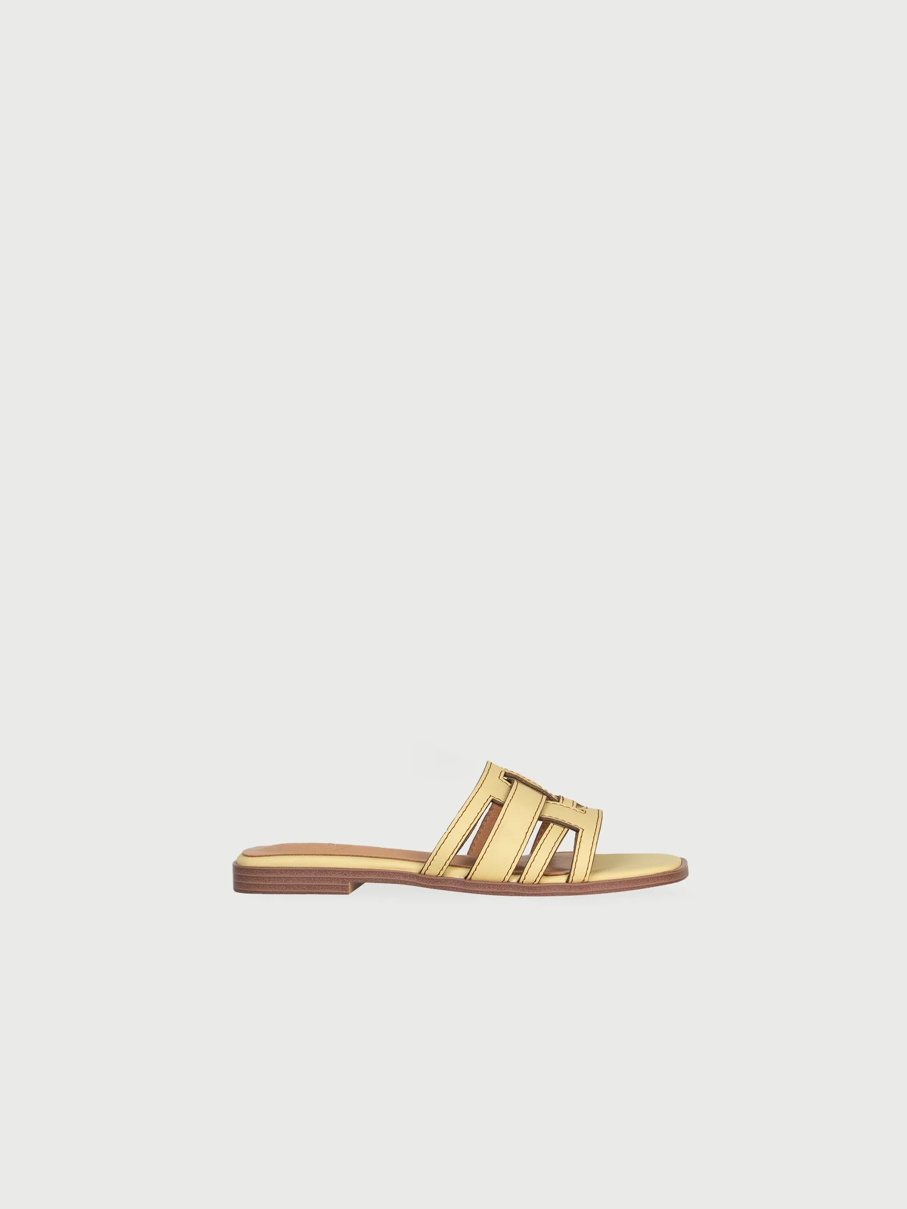 Square-Toe Strappy Sandals