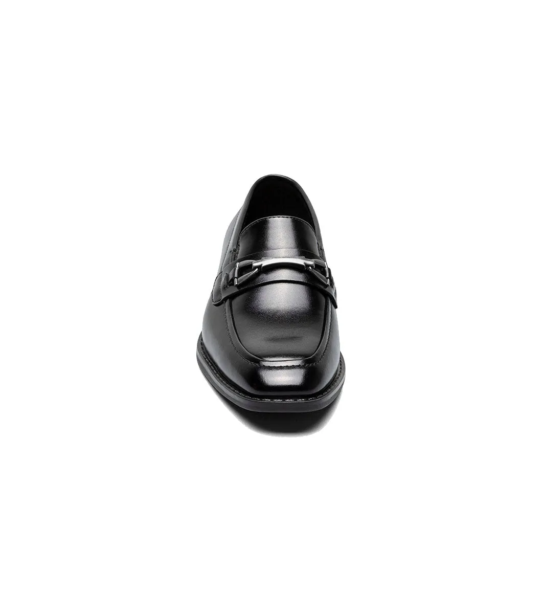 Stacy Adams Boys Kaylor Moc Toe Bit Slip On - Black