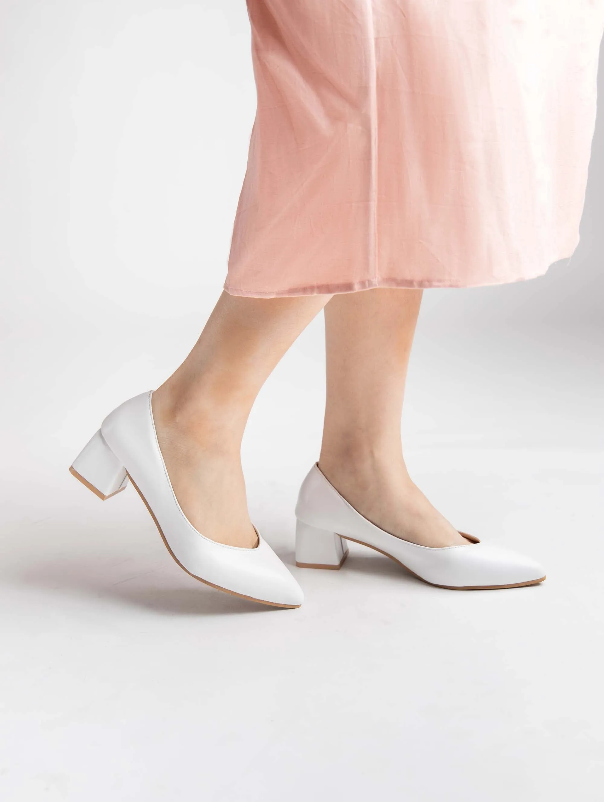 Stella Pointed Square Heels