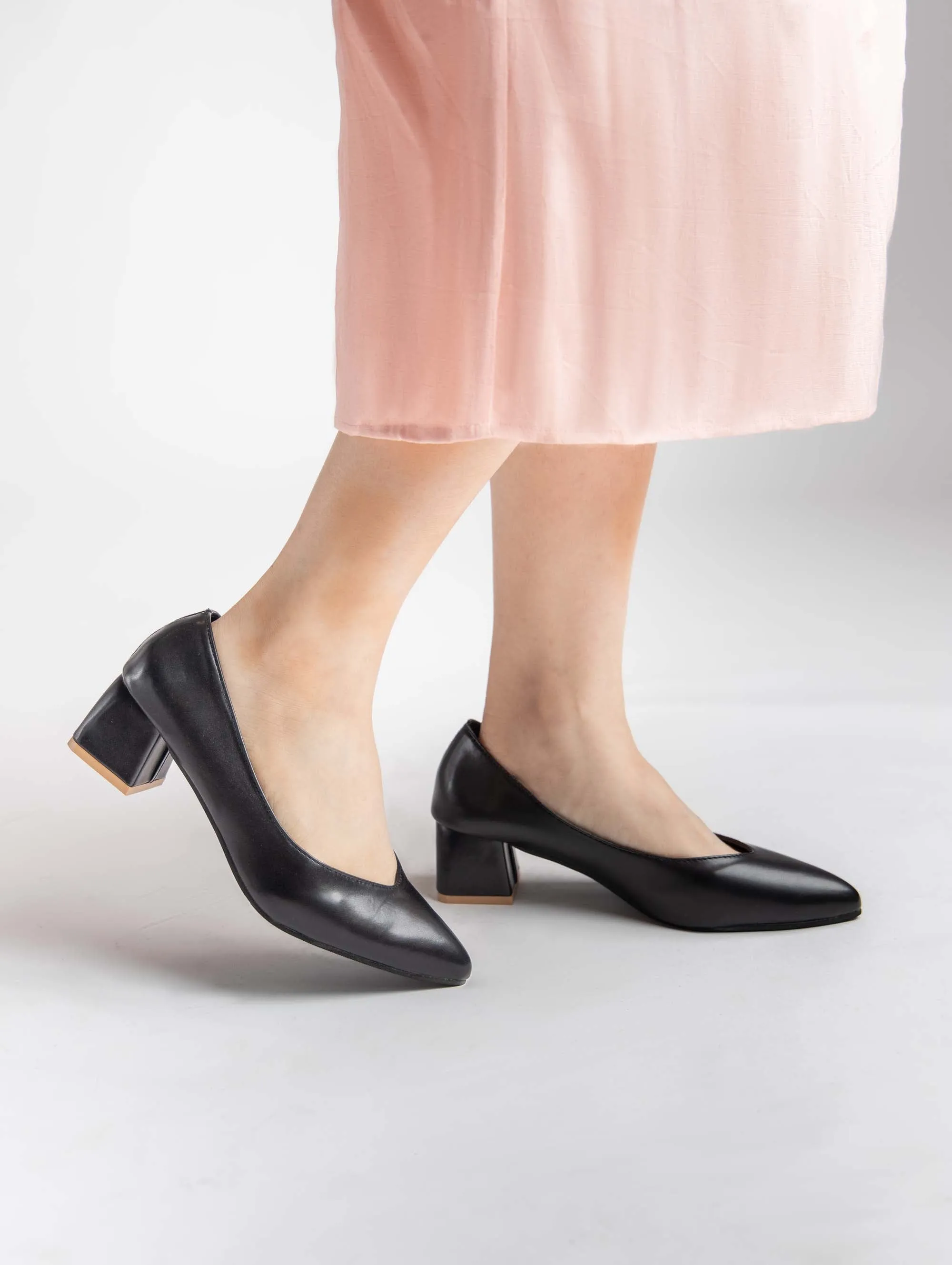 Stella Pointed Square Heels