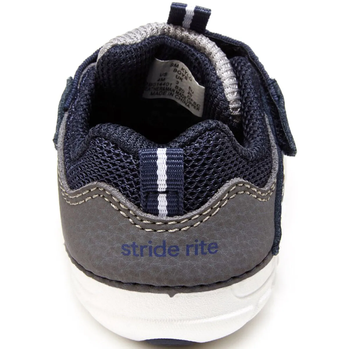 STRIDE RITE SM KYLO NAVY/GREY - KIDS