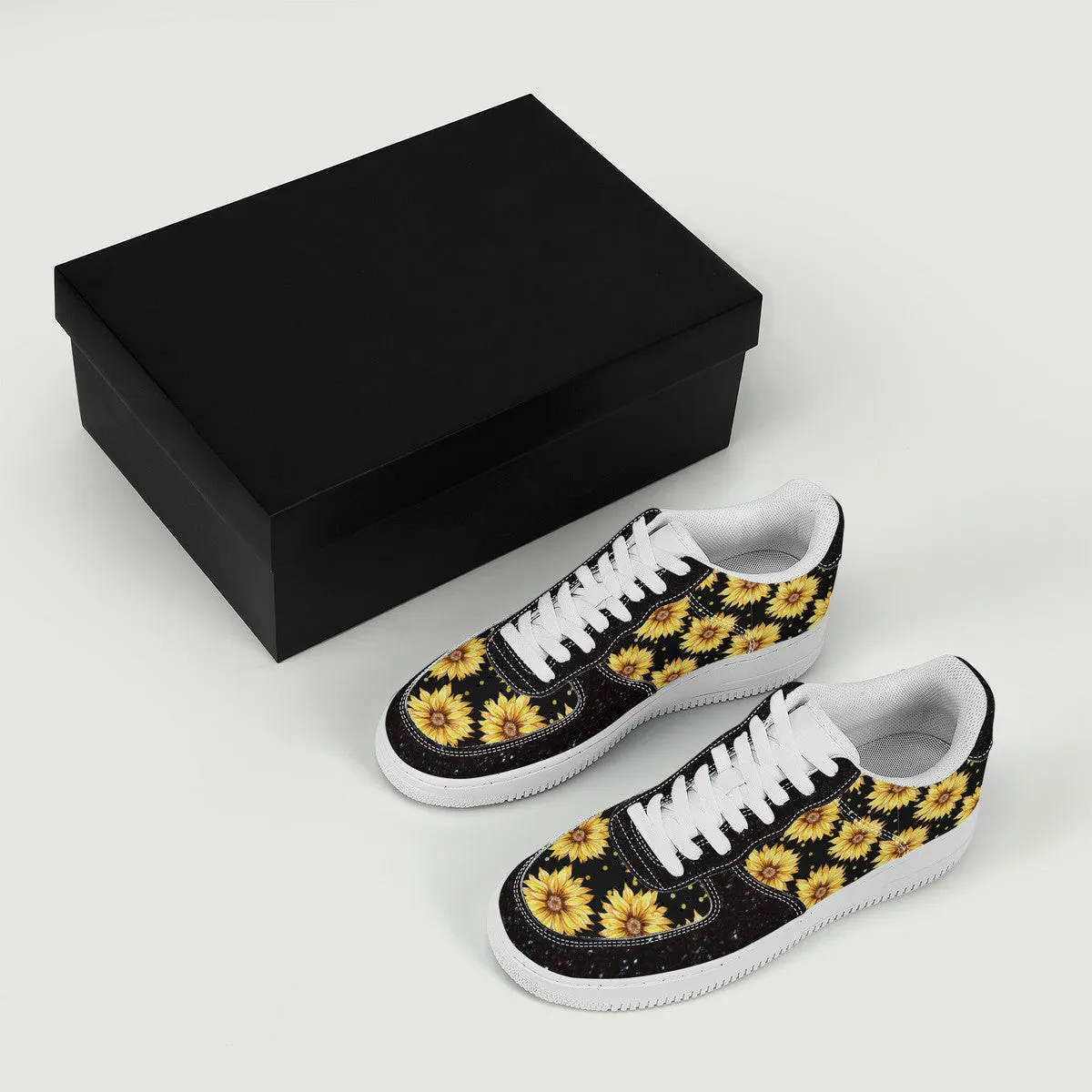 Sunflower Pattern | Custom Cool Shoes | Shoe Zero