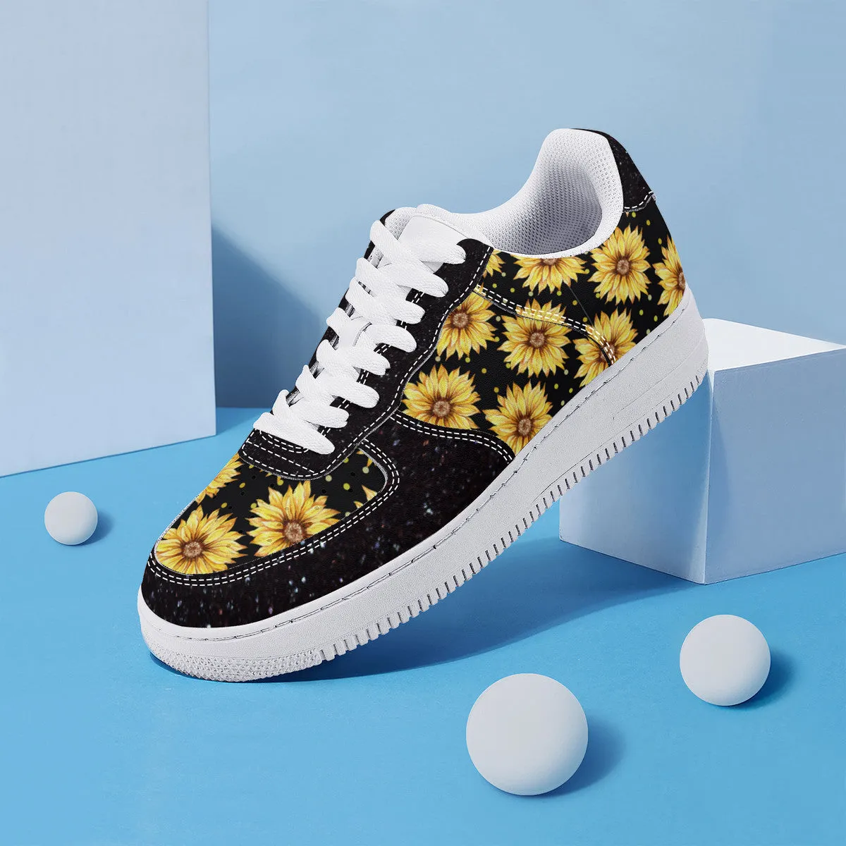 Sunflower Pattern | Custom Cool Shoes | Shoe Zero