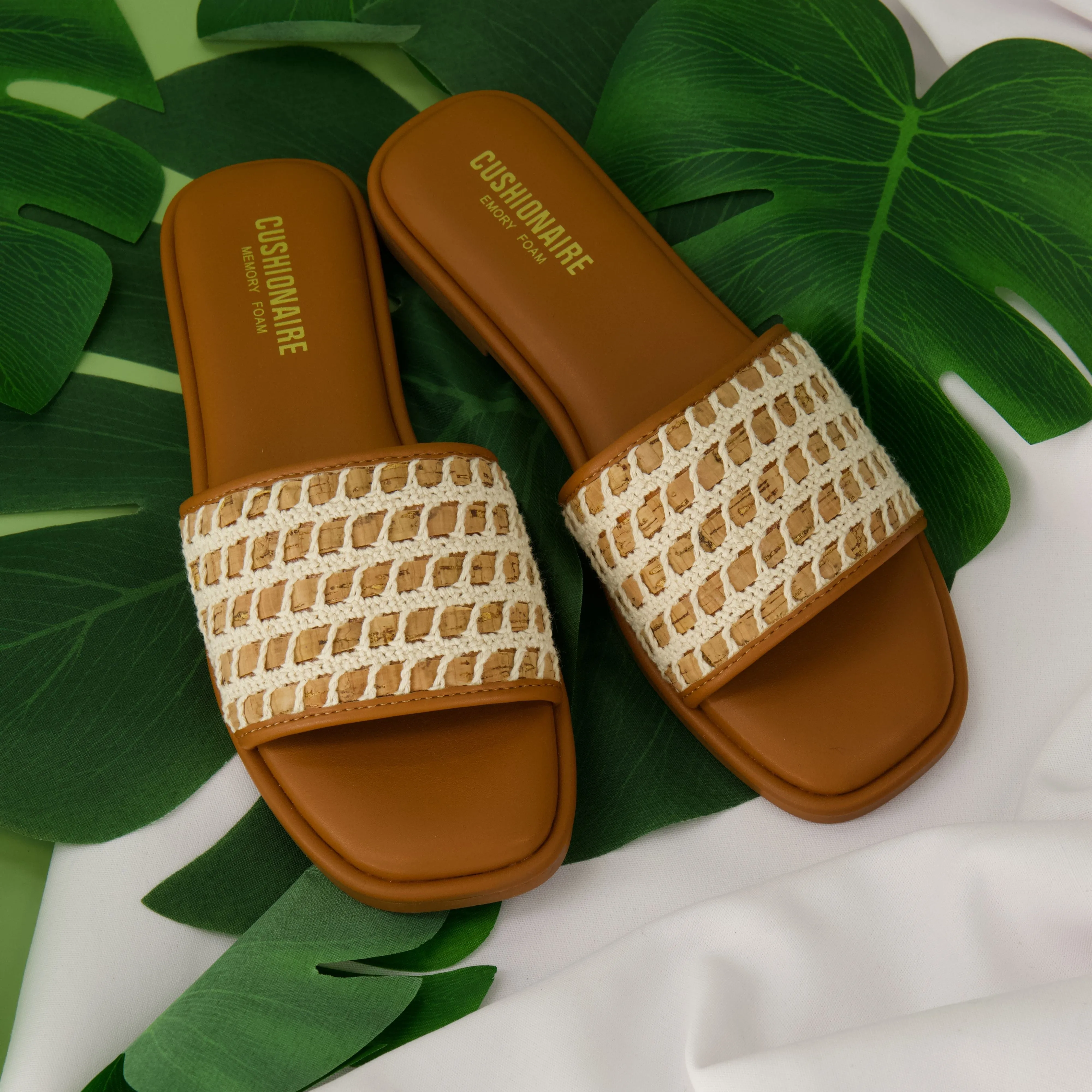 Taffy Crochet Slide Sandal