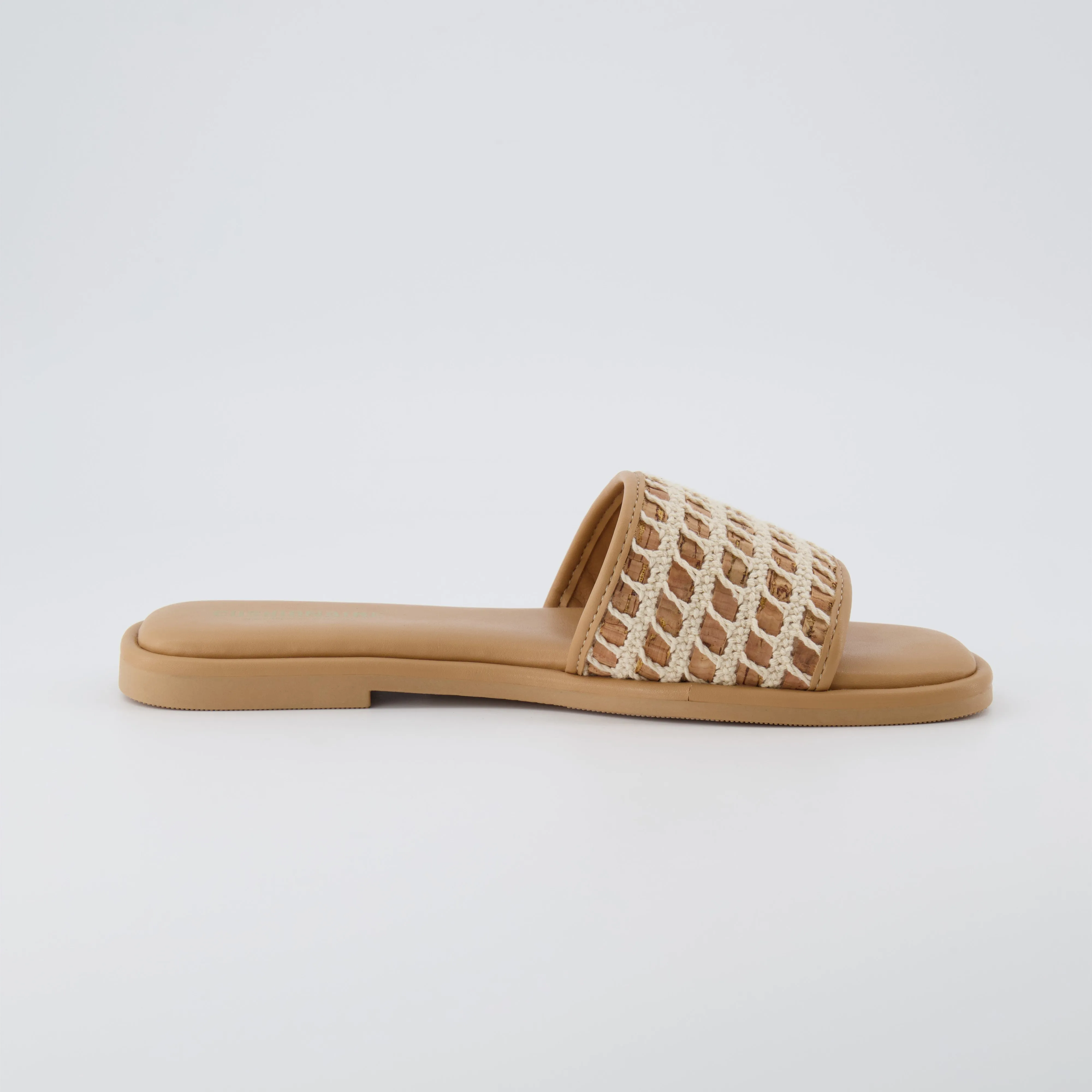 Taffy Crochet Slide Sandal