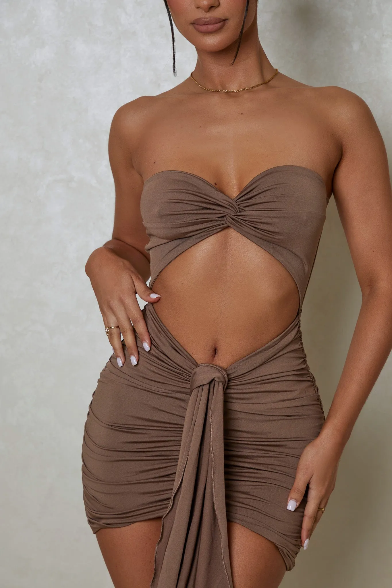 The Knot bandeau mini- Mocha