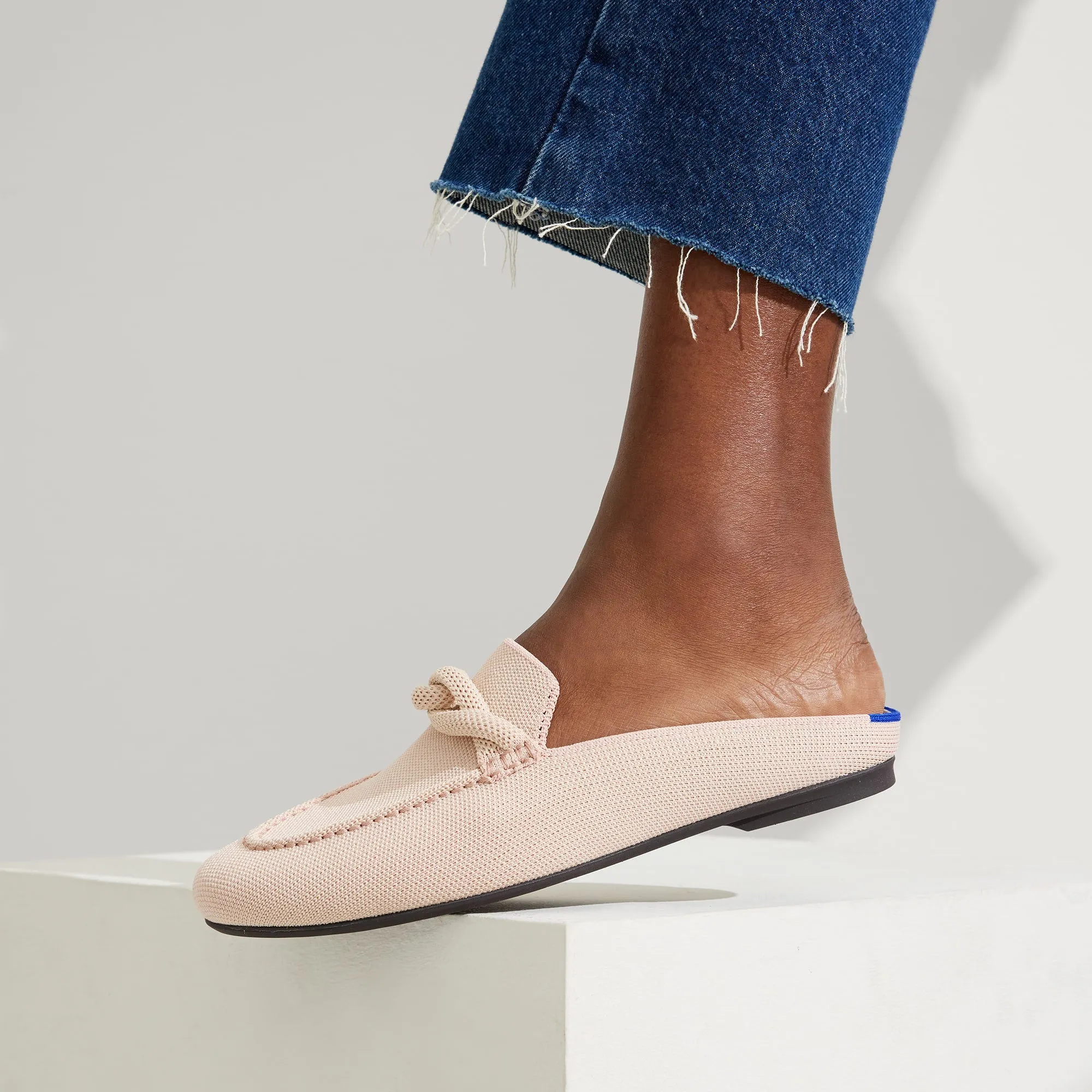 The Loafer Mule - Blush Pink