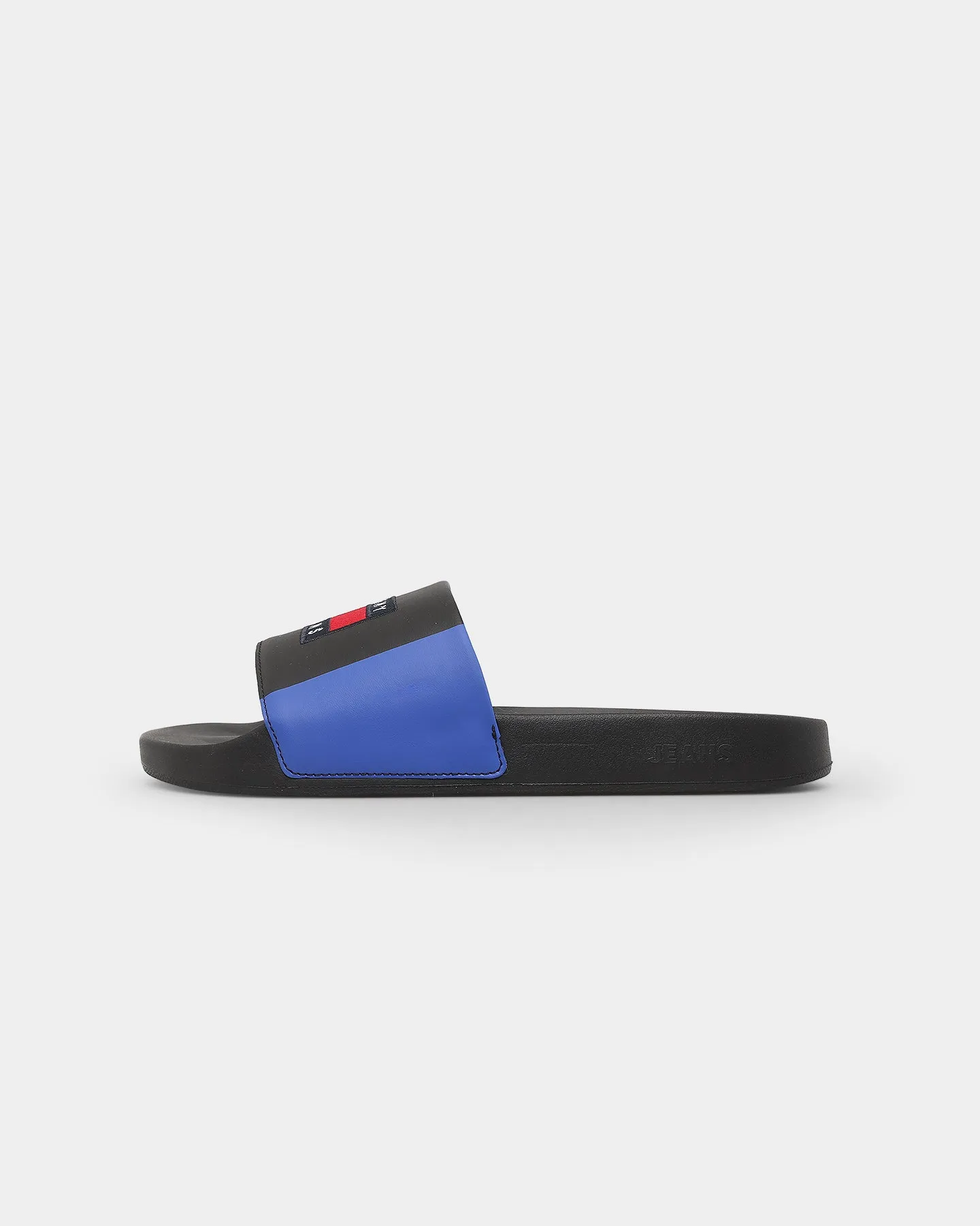 Tommy Jeans TJ Block Archive Pool Slides Black