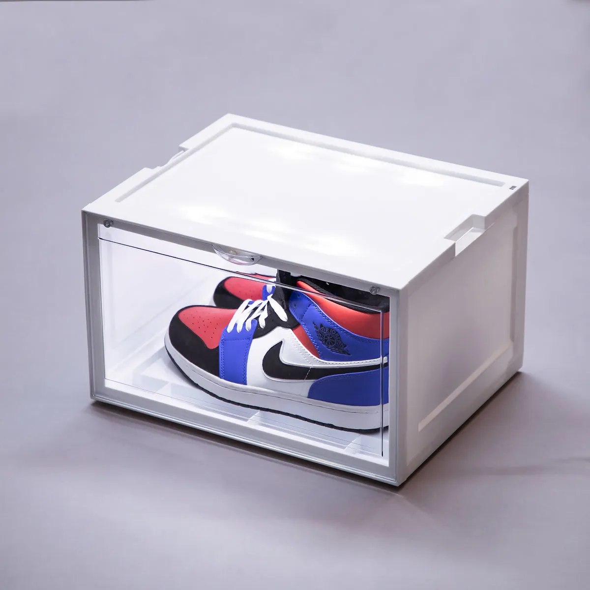 Transparent Drop Side LED Acrylic Shoe Box