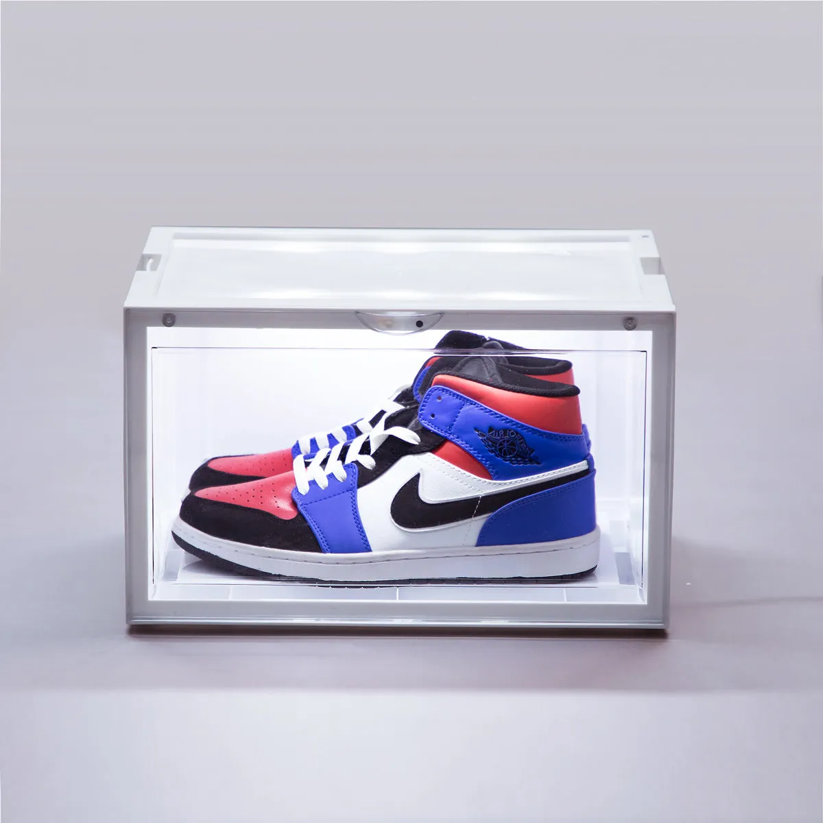 Transparent Drop Side LED Acrylic Shoe Box