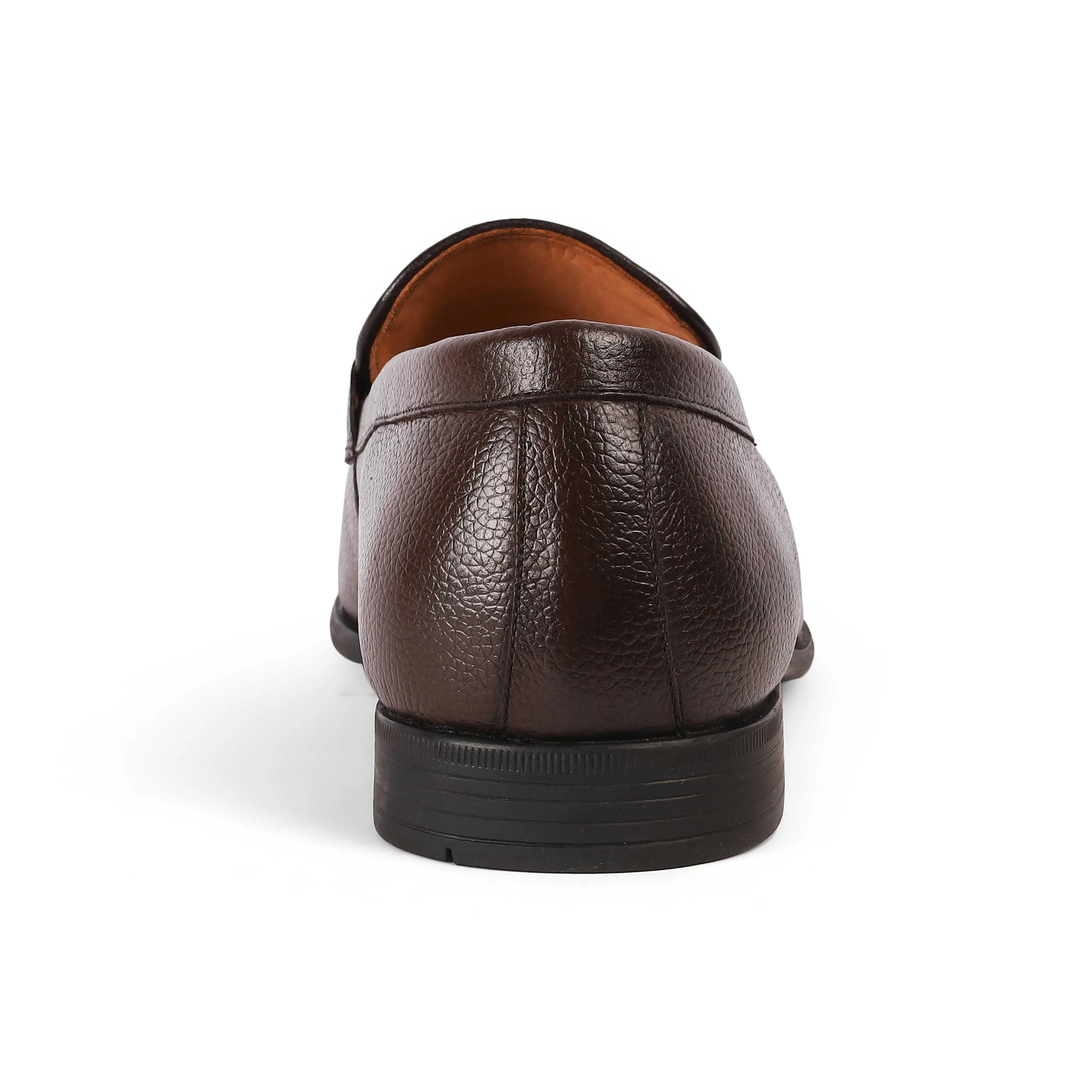 Tresmode Even Brown Men's Leather Loafers