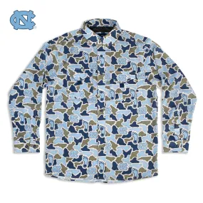 UNC Tar Heels Camo - Frio Tech Long Sleeve