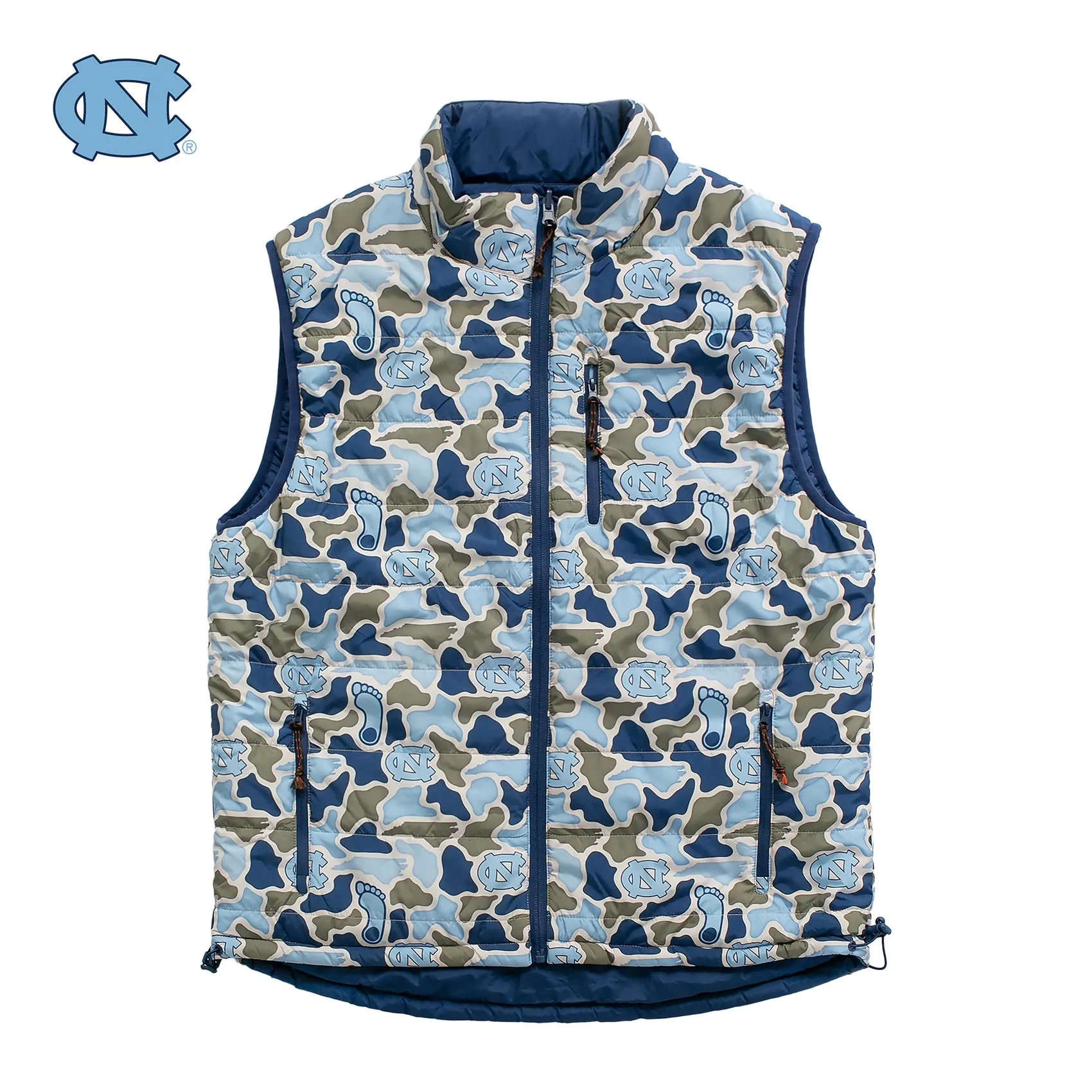 UNC Tar Heels Camo - Reversible Vest