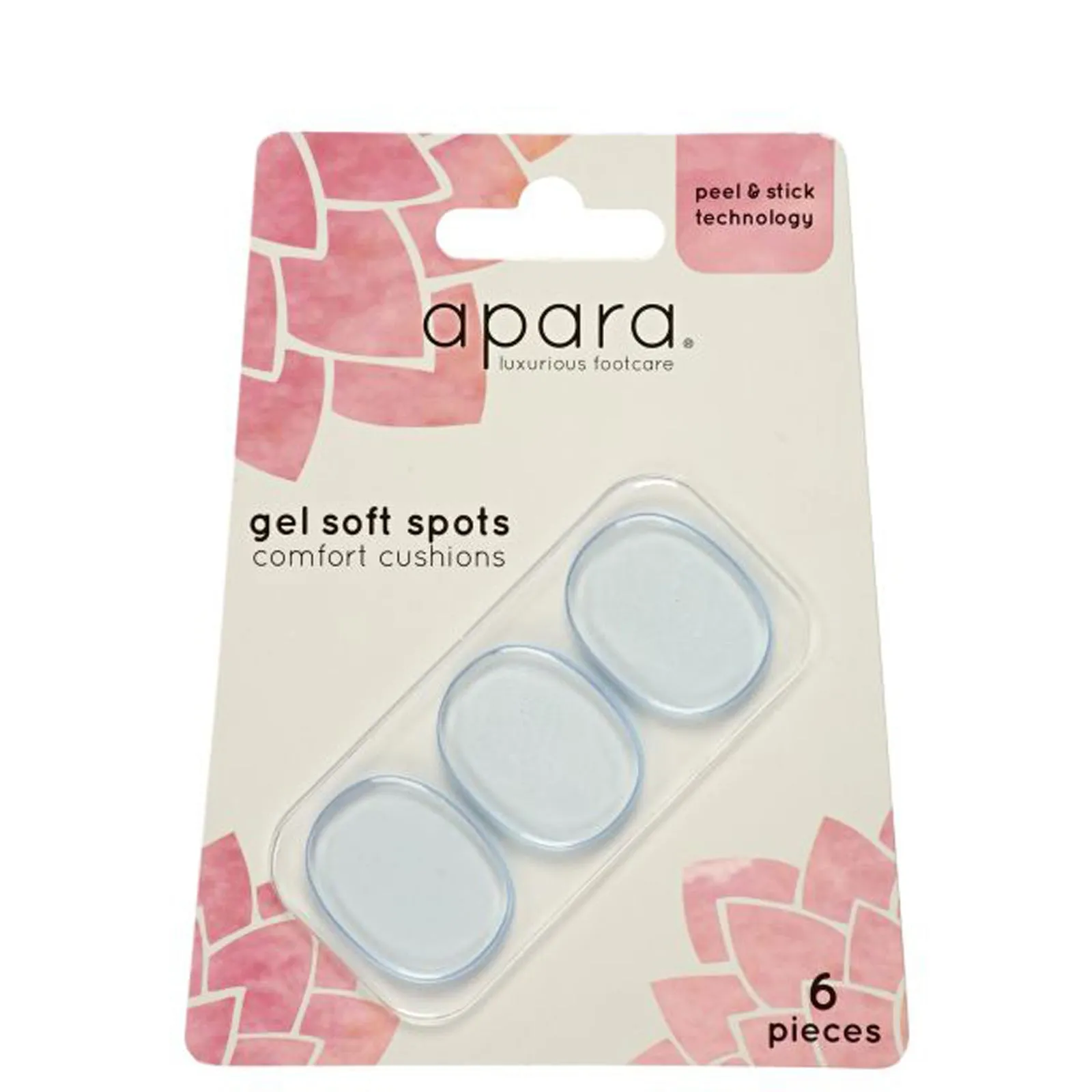 Unisex Sof Sole, Gel Soft Spots - 6 Pack