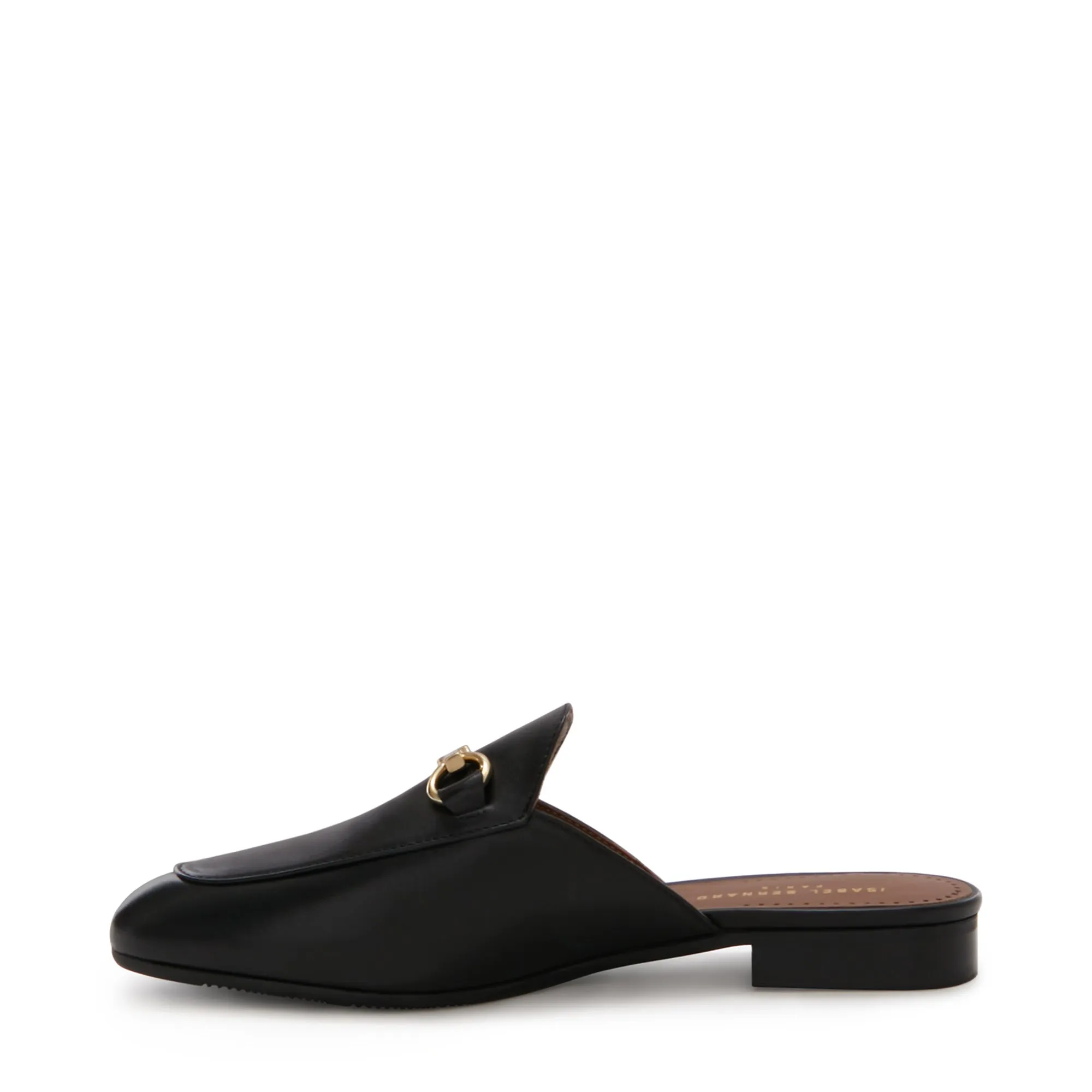 Vendôme Fleur black calfskin leather slipper loafers