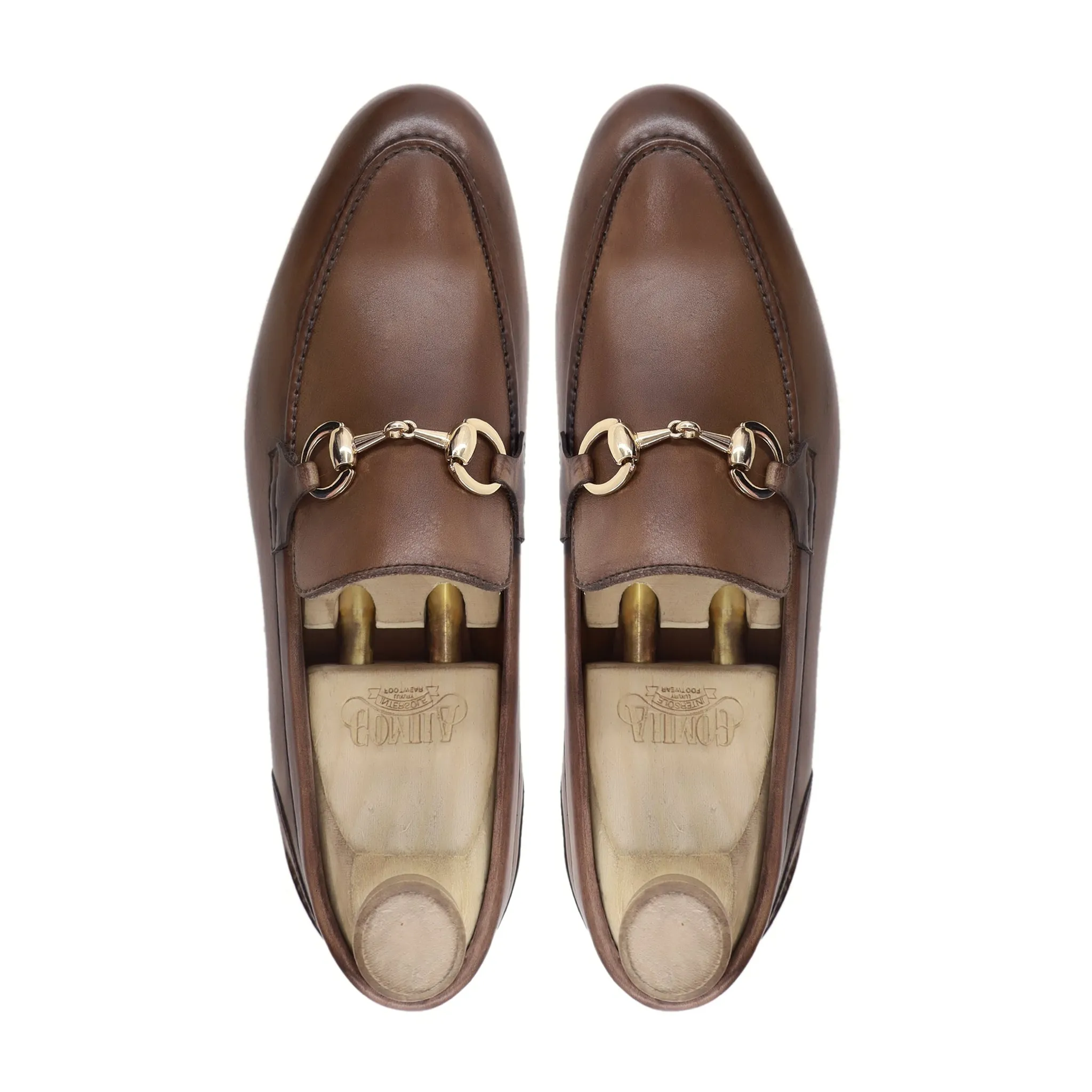 Votkinsk - Men's Light Brown Calf Leather Loafer