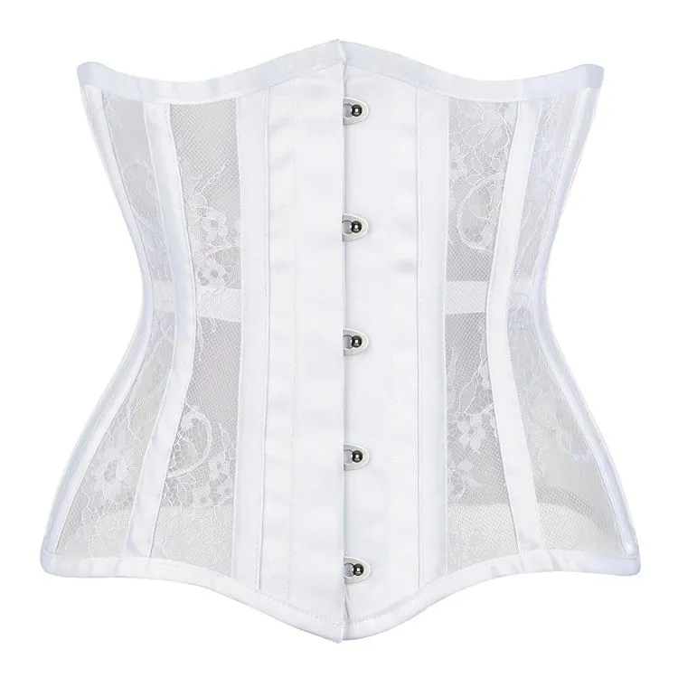 Women 14 Double Steel-Boned Longline Heavy Duty Waist Training Corsets Shaper