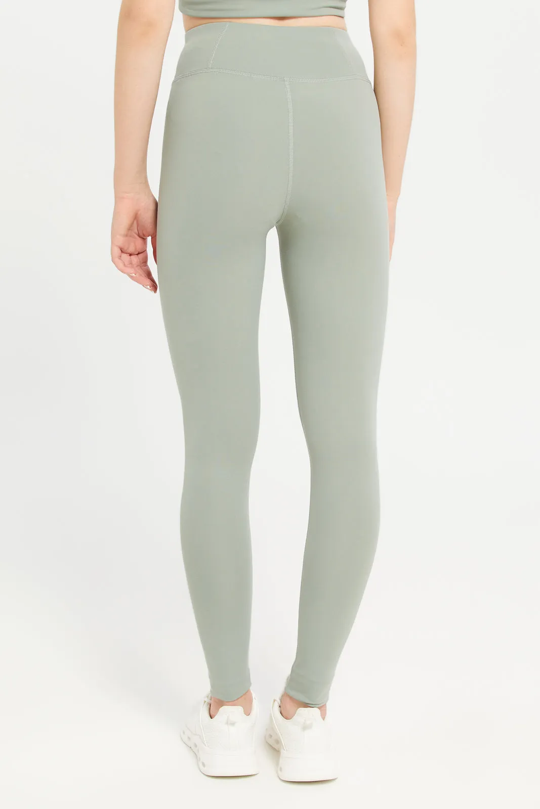 Women Mint Active Leggings