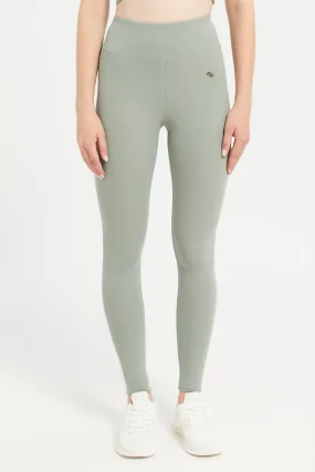 Women Mint Active Leggings