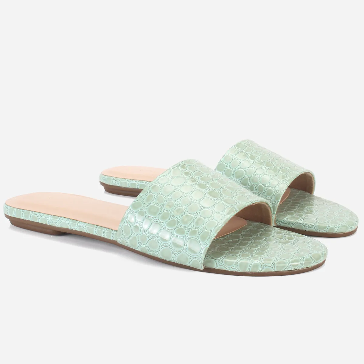 Womens "ORION" Flat Summer Open Toe Slippers