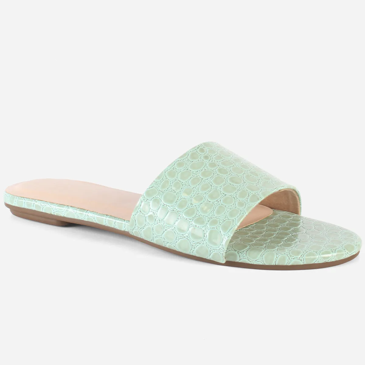 Womens "ORION" Flat Summer Open Toe Slippers