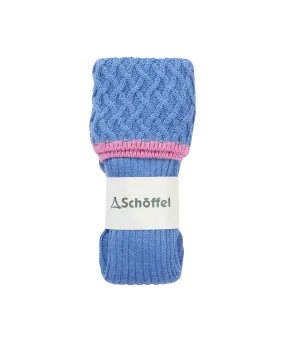 Women's Teal Socks - Powder Blue