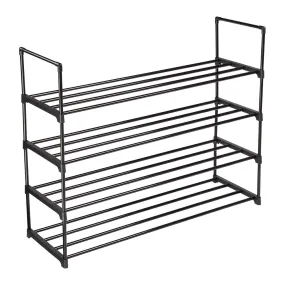 Yescom 4 Tiers 20 Pairs (35x12x29) Metal Shoe Rack Stackable Shelf